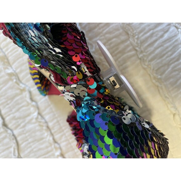 Nickelodeon JoJo Siwa D.R.E.A.M The Tour Merch Bow Glows Large Sequins Rainbow - Picture 5 of 7